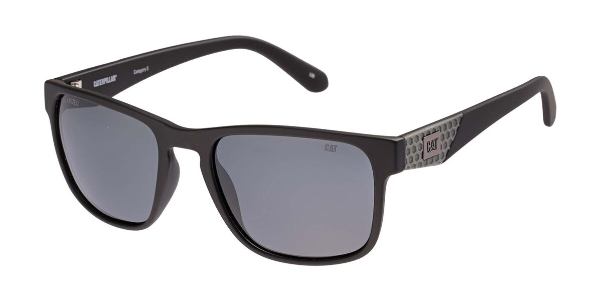 CAT CTS 8038 Polarized 104P Men's Sunglasses Black Size 57