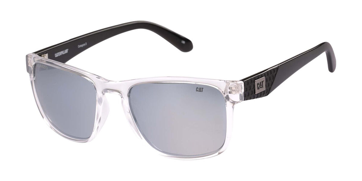 CAT CTS 8038 Polarized 113P Men's Sunglasses Clear Size 57