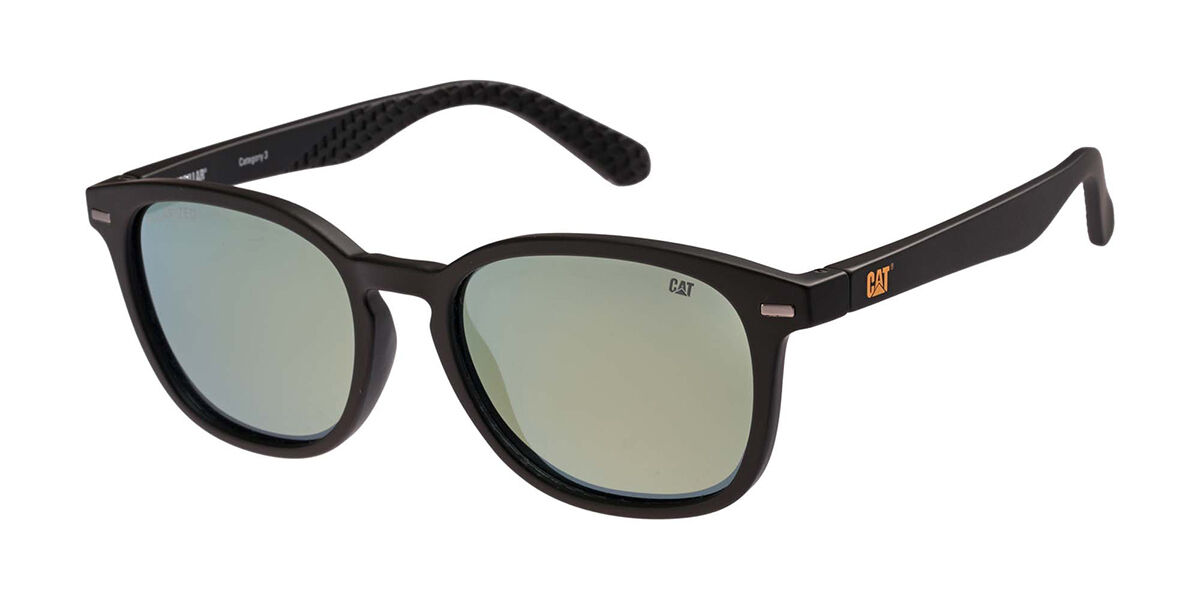 CAT CTS 8042 Polarized 104P Men's Sunglasses Black Size 53