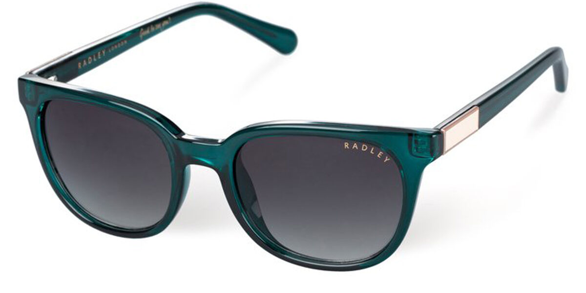 Radley RDS PERI 107 Sunglasses Shiny Clear Forest Green | VisionDirect ...