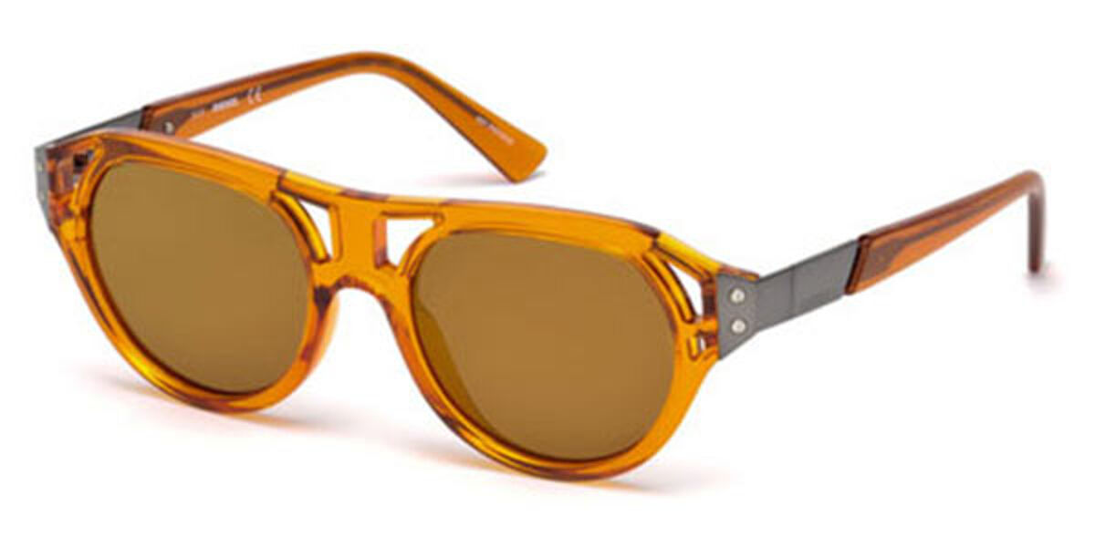 Diesel DL0233 42L Sunglasses in Orange | SmartBuyGlasses USA