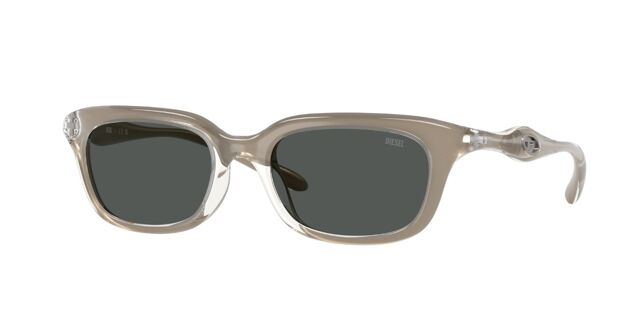 Diesel DL3013U 203587 Rectangle Clear On Grey Green  display picture 1