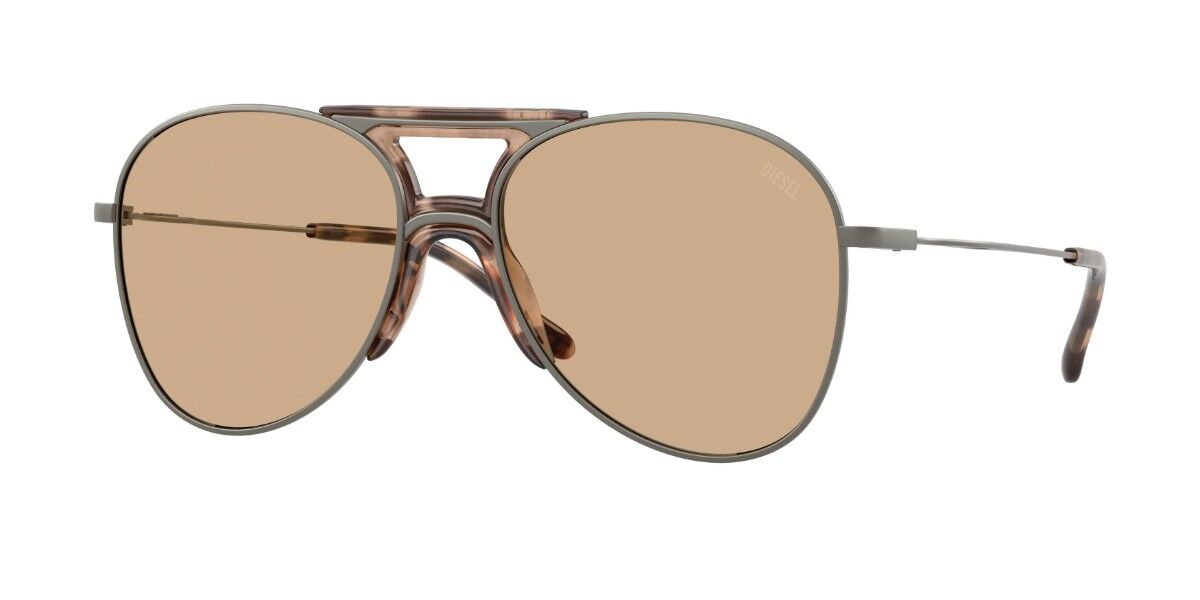 Diesel DL1022T 1049/8 57 Lunettes De Soleil Homme Gunmetal