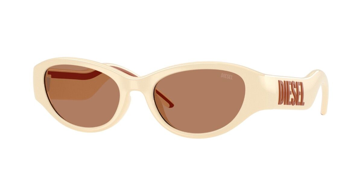 Diesel DL3021U 206073 Women’s Sunglasses White Size 52