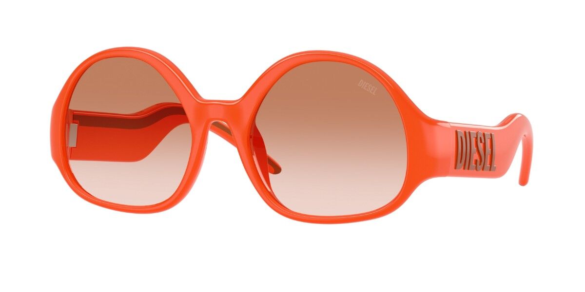 Diesel DL3022U 206213 55 Lunettes De Soleil Femme Oranges