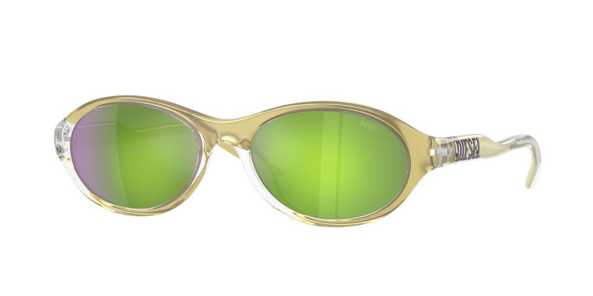 Diesel DL3024U 20588N Men's Sunglasses Green Size 54