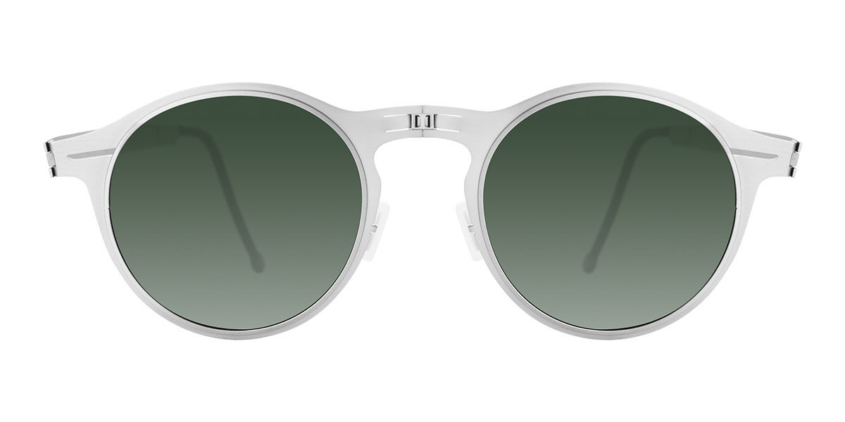 ROAV Galaxy Sunglasses 1003 Balto Folding Brush Silver Polarized 11.42