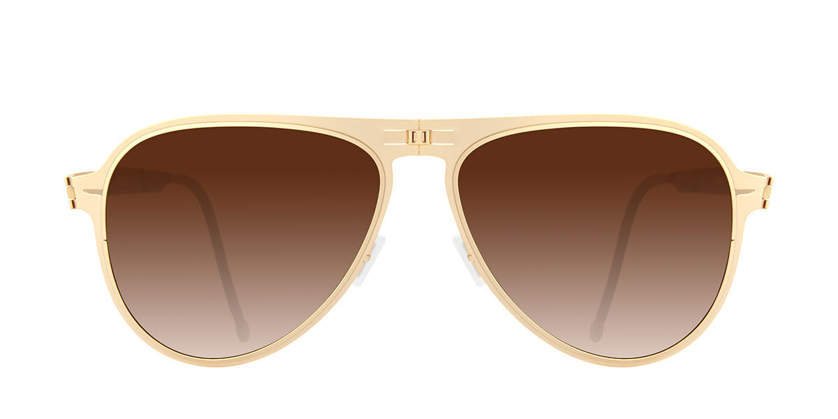 ROAV Galaxy Sunglasses 8101 Atlas Folding Gold Polarized 14.44