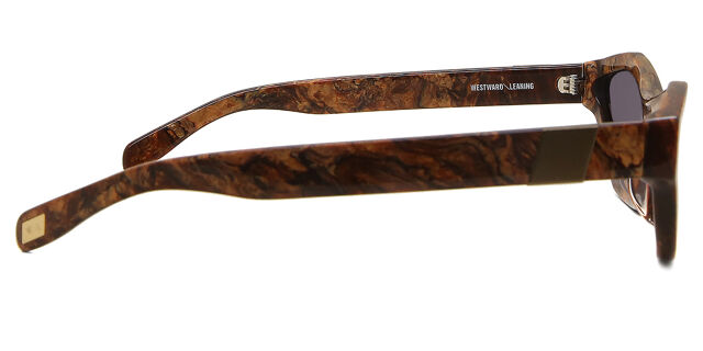 Westward Leaning Solitaire 08 Cat Eye Bronze Marble Tortoise  display picture 2