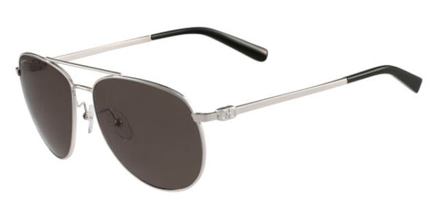 Salvatore Ferragamo SF 157S 045 Pilot Silver Sunglasses  display picture 3