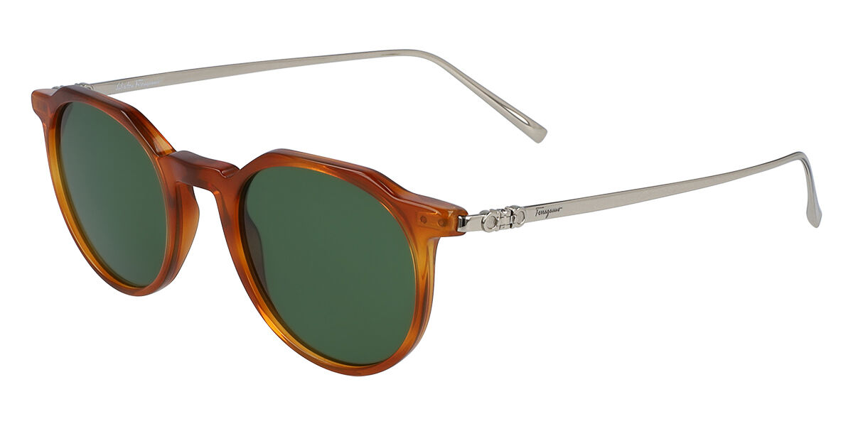 Salvatore Ferragamo SF 2845S 052 Oval Grey Tortoise Sunglasses