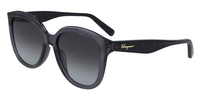 Yohji Yamamoto 5003-024 Grey Shell / Purple Lens Sunglasses Yohji Yamamoto 5003 024 Oval Grey Horn Sunglasses  main image 4