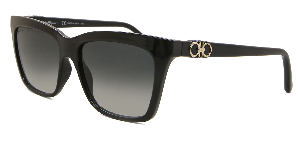 SALVATORE FERRAGAMO ラウントフレムサンクラス SF2007S 001 Amazon.com: Ferragamo Brown Gradient Oval Sunglasses SF668
