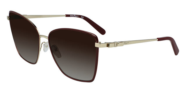 Salvatore Ferragamo SF 279S 728 Butterfly Gold Burgundy  display picture 3