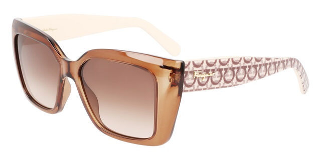 Salvatore Ferragamo SF 1042S 232 Square Transparent Brown  display picture 1
