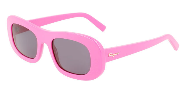 Salvatore Ferragamo Pink Unisex Sunglasses Ferragamo Salvatore Ferragamo Pink Cat Eye Unisex Sunglasses  main image 2