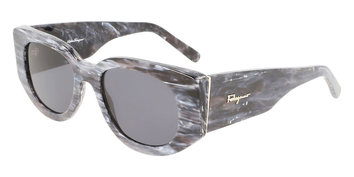 Photos - Sunglasses Salvatore Ferragamo SF 1053S 039 Men's  Grey 