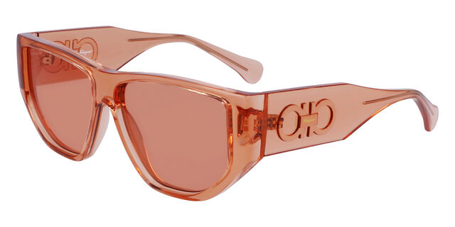 Salvatore Ferragamo SF 1077S 838 Square Transparent Lobster  display picture 3
