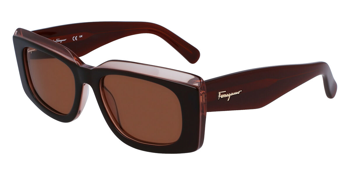 Salvatore Ferragamo SF 1079S 211 Sunglasses Transparent Brown |  SmartBuyGlasses India