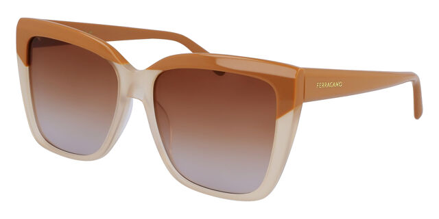 Salvatore Ferragamo SF1102S 261 Cat Eye Caramel Beige  display picture 1