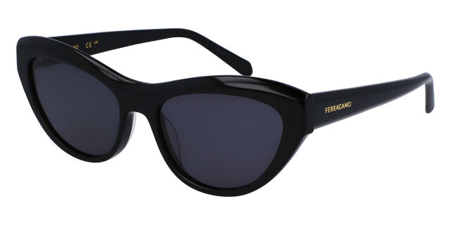 Salvatore Ferragamo SF 1103S 001 Cat Eye Black Sunglasses  display picture 3