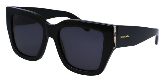 Salvatore Ferragamo Square Sunglasses in Black Salvatore Ferragamo SF1018S 001 Sunglasses Women main image 4