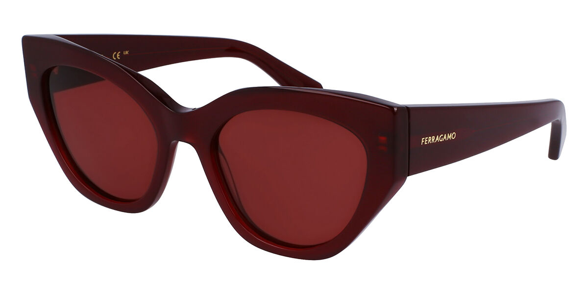 Salvatore Ferragamo SF 1107S 653 Women’s Sunglasses Burgundy Size 55