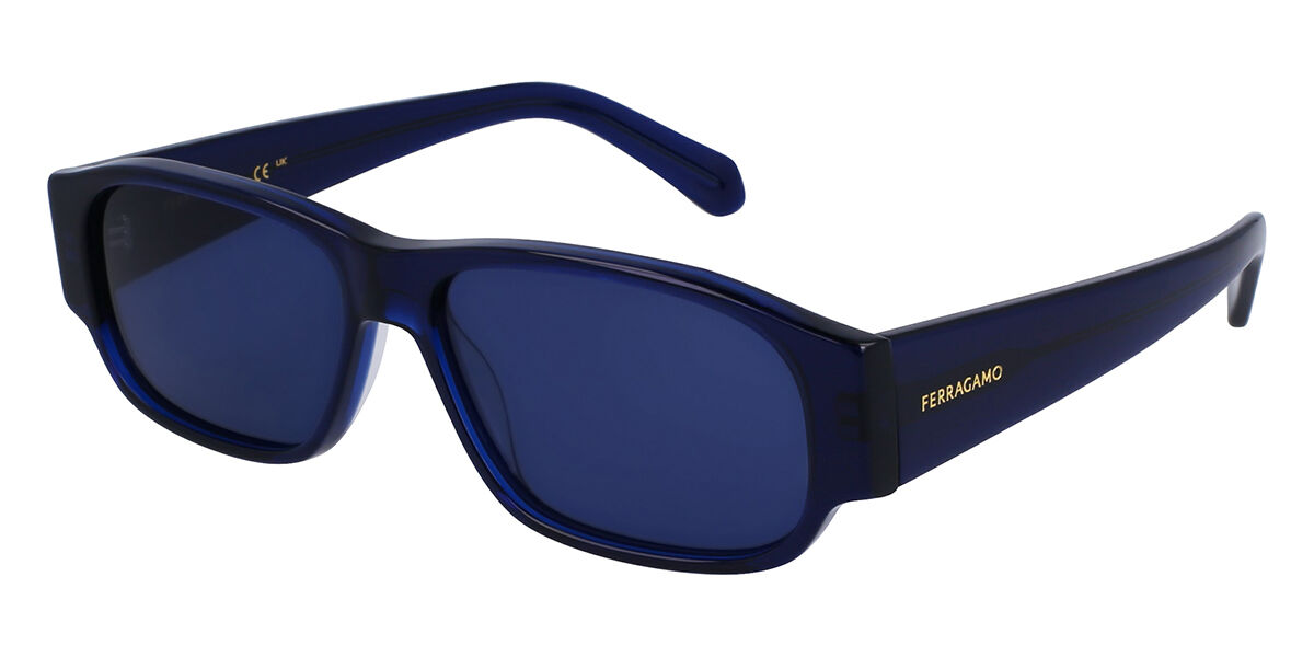 Photos - Sunglasses Salvatore Ferragamo SF 1109S 432 Men's  Blue 
