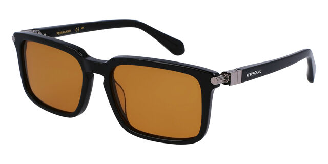 Salvatore Ferragamo SF 1110S 009 Rectangle Black Sunglasses  display picture 3