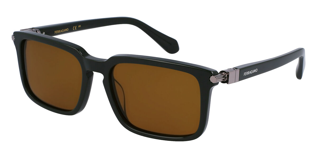 Salvatore Ferragamo SF 1110S 302 Men’s Sunglasses Green Size 56
