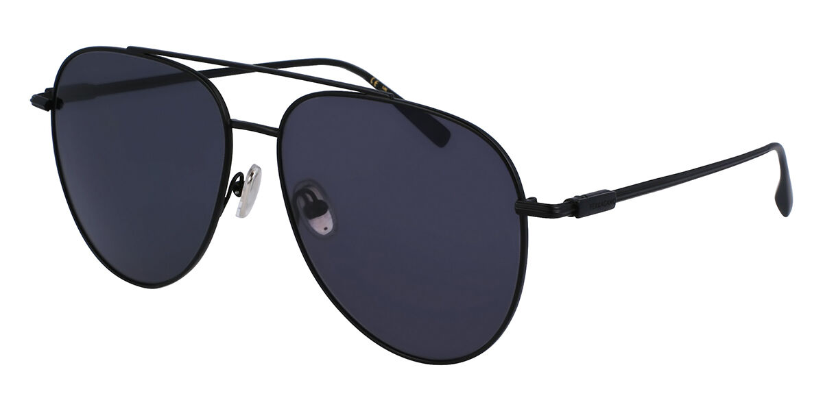 Photos - Sunglasses Salvatore Ferragamo SF 308S 002 Men's  Black 