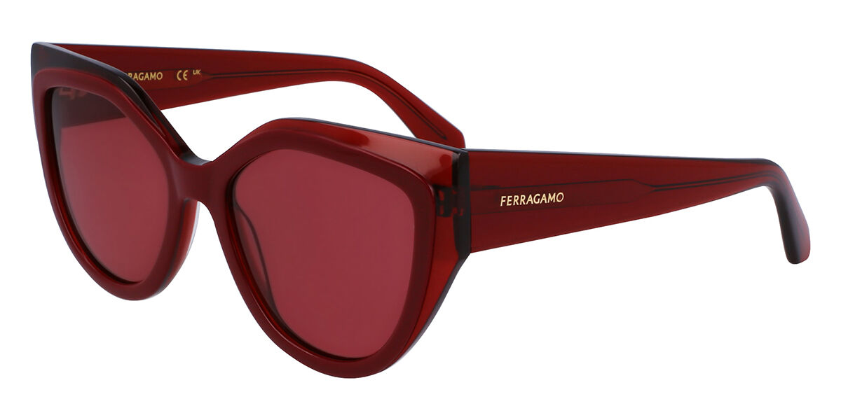 Salvatore Ferragamo SF2004S 618 Women’s Sunglasses Burgundy Size 53