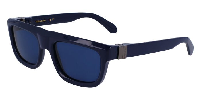 Salvatore Ferragamo SF2009S 001 Rectangle Black Sunglasses  display picture 3