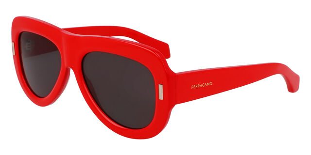 Salvatore Ferragamo SF2029SE 600 Pilot Red Sunglasses  display picture 3