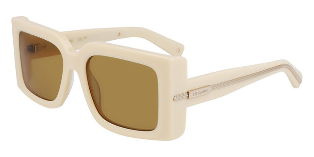 Salvatore Ferragamo Beige Sunglasses Salvatore Ferragamo Women main image 4