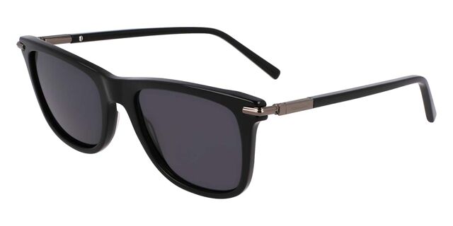 Salvatore Ferragamo SF2028S 001 Rectangle Black Sunglasses  display picture 1