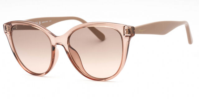 Salvatore Ferragamo SF1073S 278 Cat Eye Transparent Sand  display picture 1