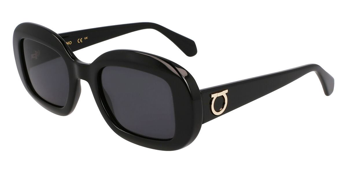 Salvatore Ferragamo SF2038SE 001 Women's Sunglasses Black Size 51