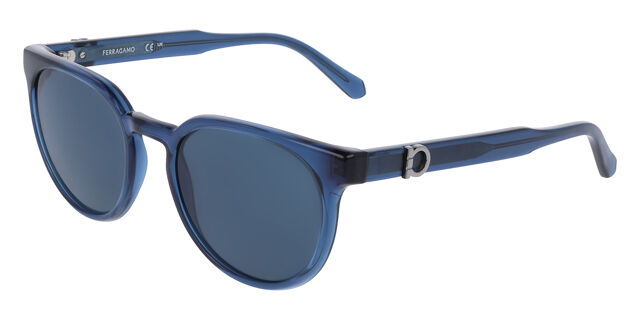 Salvatore Ferragamo SF2059SE 432 Oval Transparent Blue  display picture 1