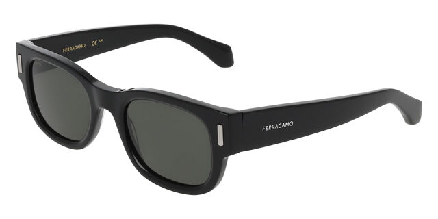 Salvatore Ferragamo SF2064SE 001 Square Black Sunglasses