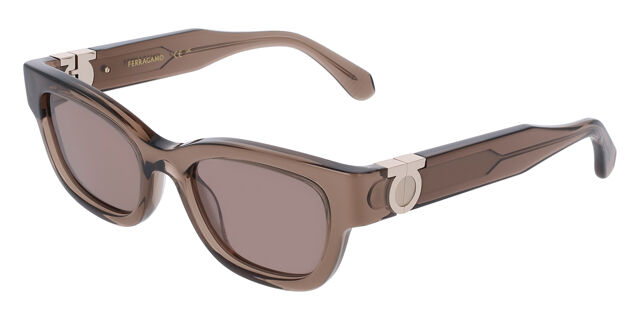 Salvatore Ferragamo SF2067S 232 Square Transparent Brown  display picture 2
