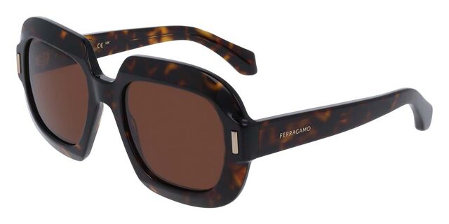 Salvatore Ferragamo SF2068SE 242 Square Dark Tortoise  display picture 1