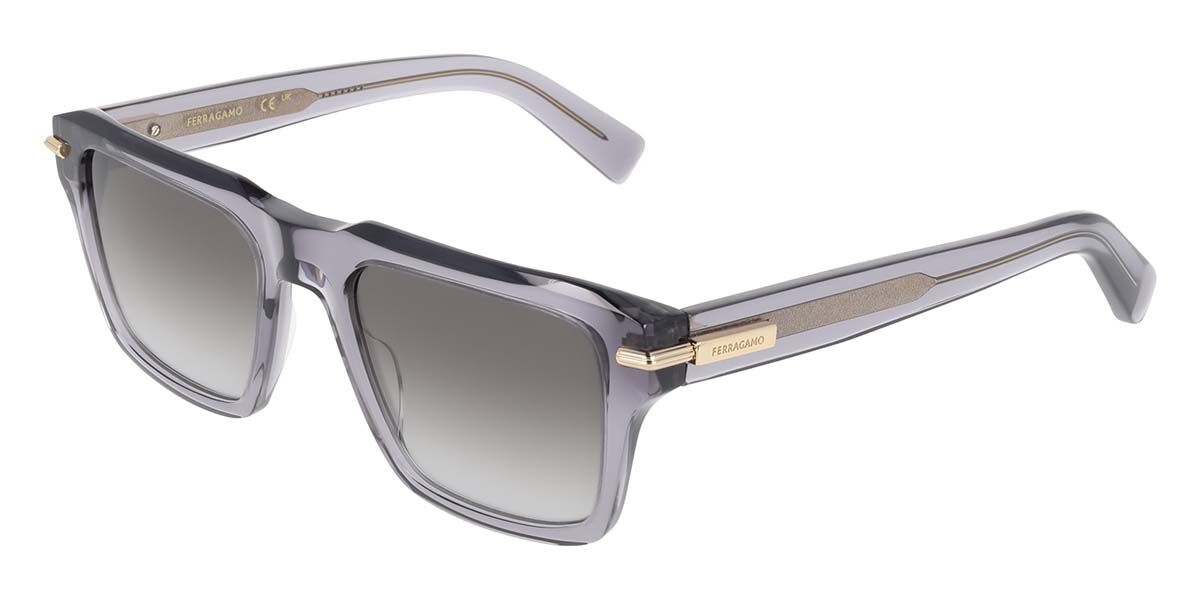 Salvatore Ferragamo サングラス ゴールド/グレー SF182S-043 Salvatore Ferragamo Designer Sunglasses | SmartBuyGlasses
