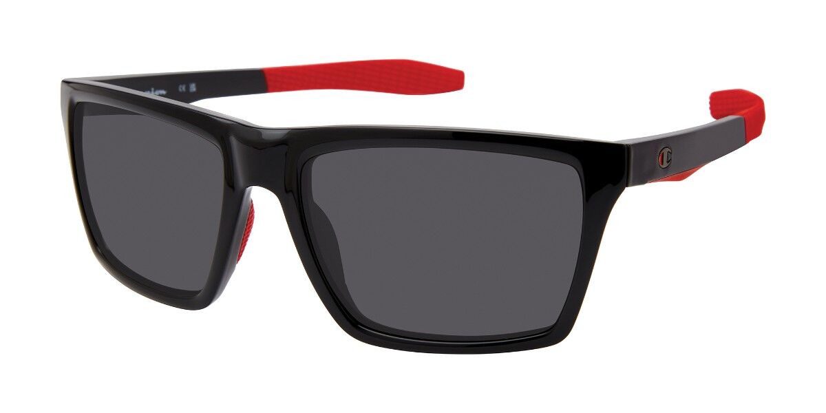 Champion SENT Polarized C01 57 Svarta Solglas&ouml;gon M&auml;n