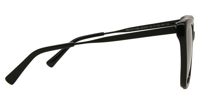 DIFF Becky Polarized black+dark smoke lens Cat Eye Black  display picture 1