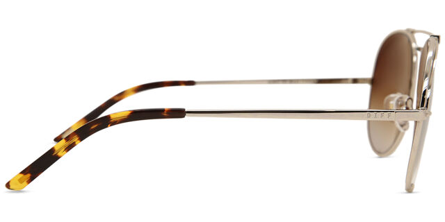DIFF Koko gold+brown gradient flash lens Pilot Gold  display picture 1