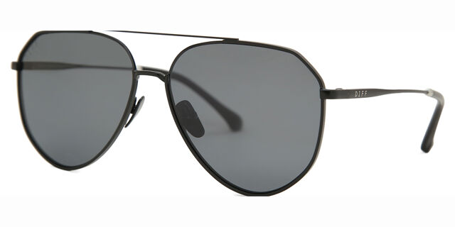 DIFF Dash Polarized matte black+solid grey polarized lens  display picture 1