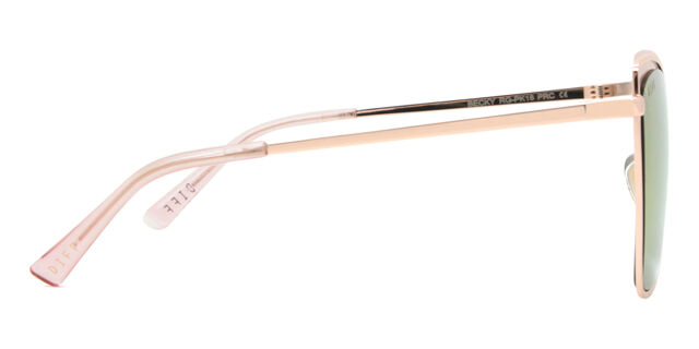 DIFF Becky Rose Gold Sunglasses ?️ Becky V Cateye Sunglasses | Gold & Brown Gradient | DIFF Eyewear main image 2