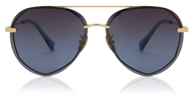 DIFF Lenox Polarized GD-BL122P Pilot Gold Sunglasses  display picture 1