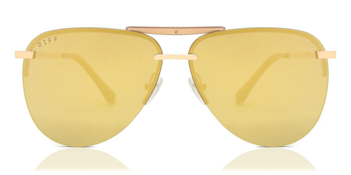 DIFF Koko gold+brown gradient flash lens Pilot Gold 